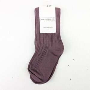 Little Stocking Dusty Plum Knee Socks